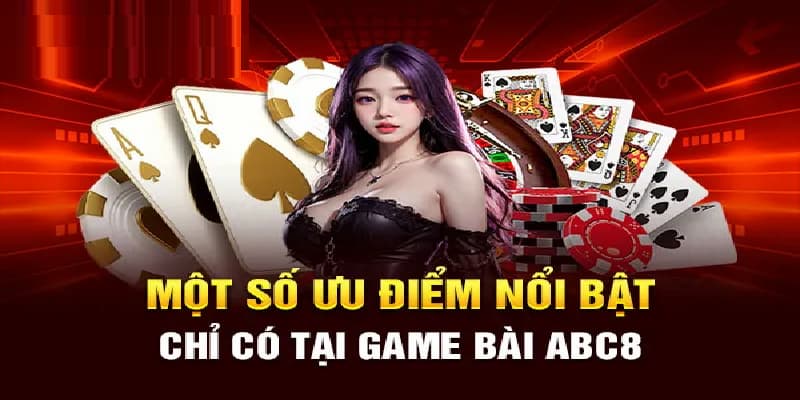 Hội viên yên tâm trải nghiệm sảnh game bài ABC8 khi sân chơi sở hữu nhiều thiết bị hiện đại